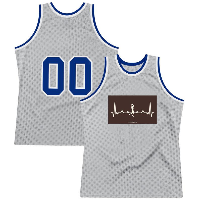 Basketball Heartbeat Design Basketball Jersey