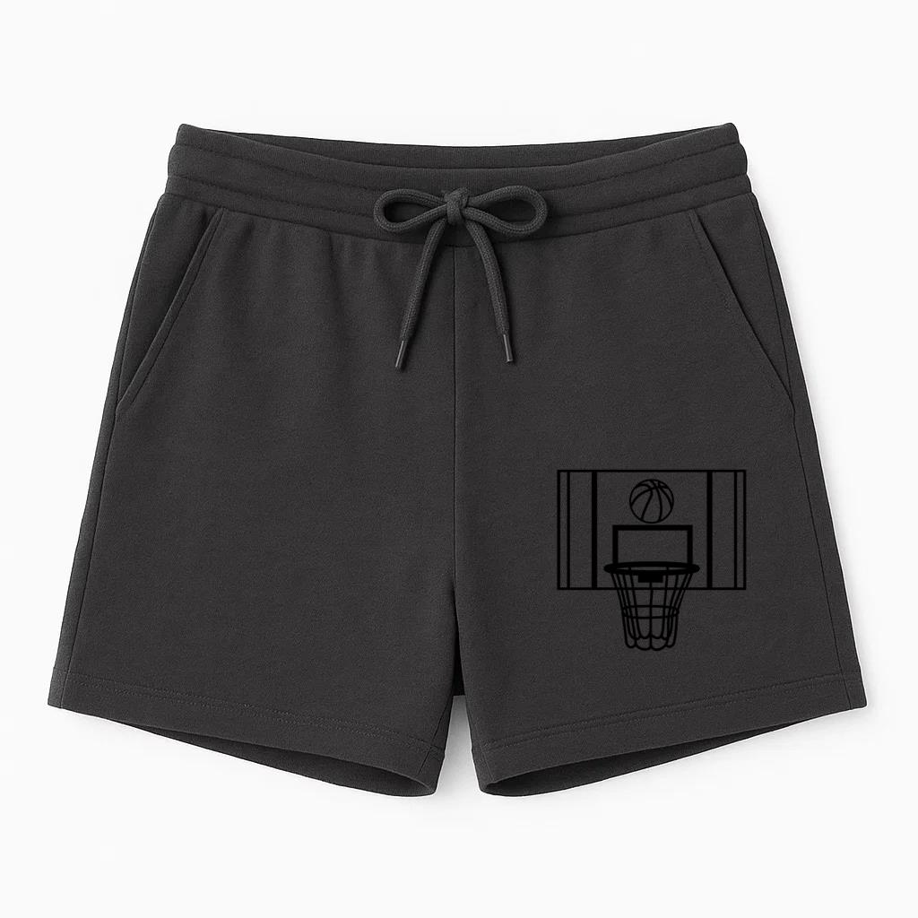 Basketball Hoop And Ball Stroke Short