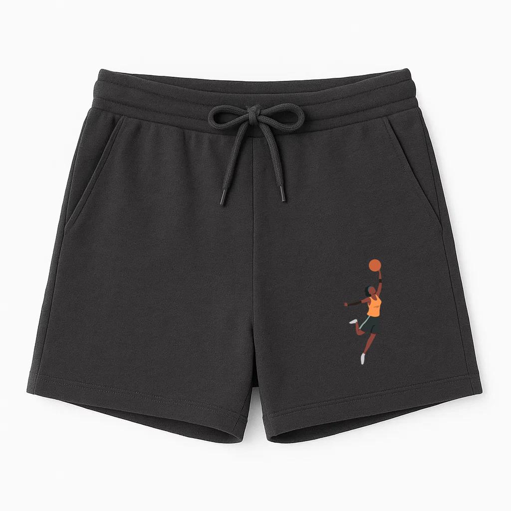 Basketball Player Female Ball Player Shorts Accessory T Shirt Flat Short