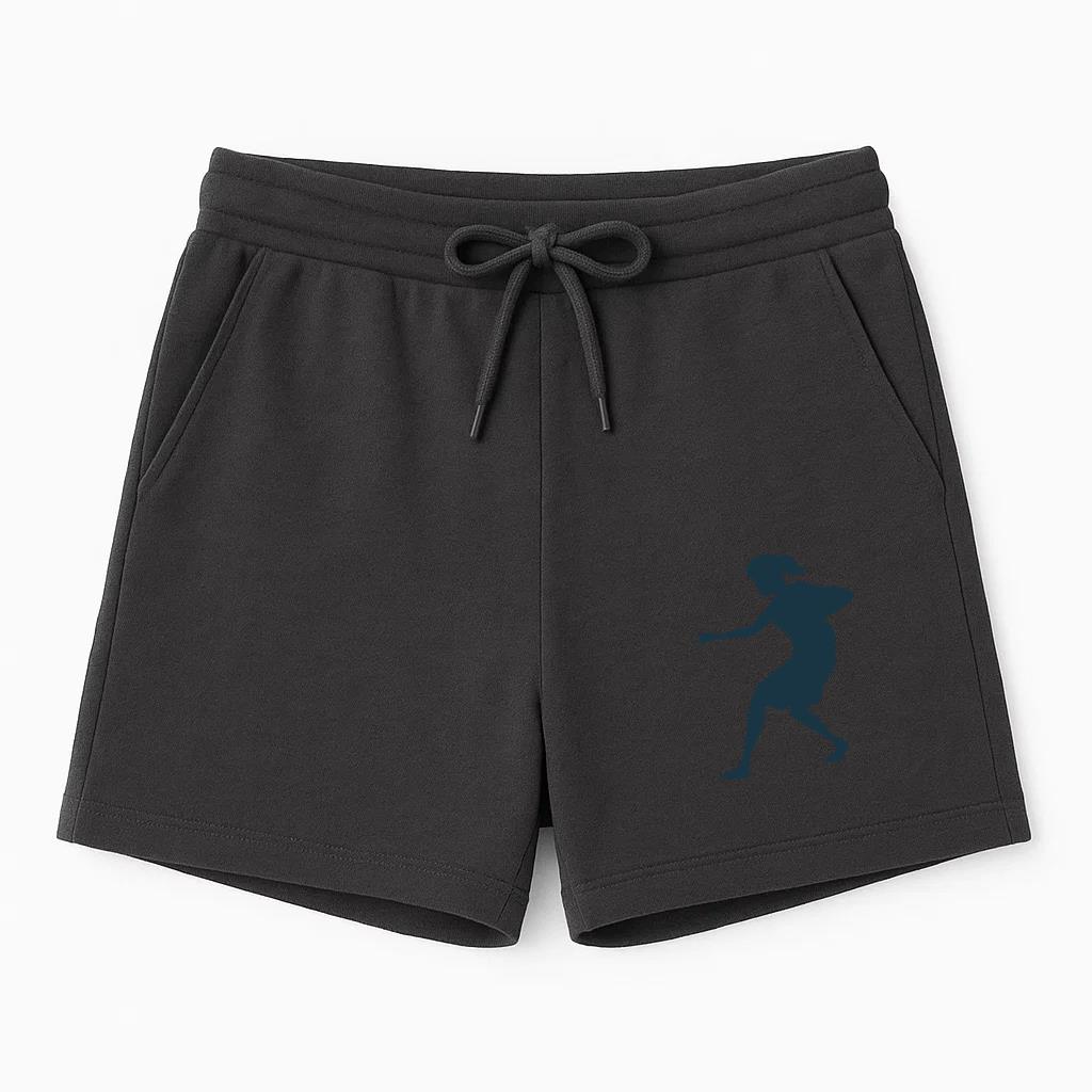 Basketball Player Female Ball Running Player Shorts Accessory T Shirt Silhouette Short