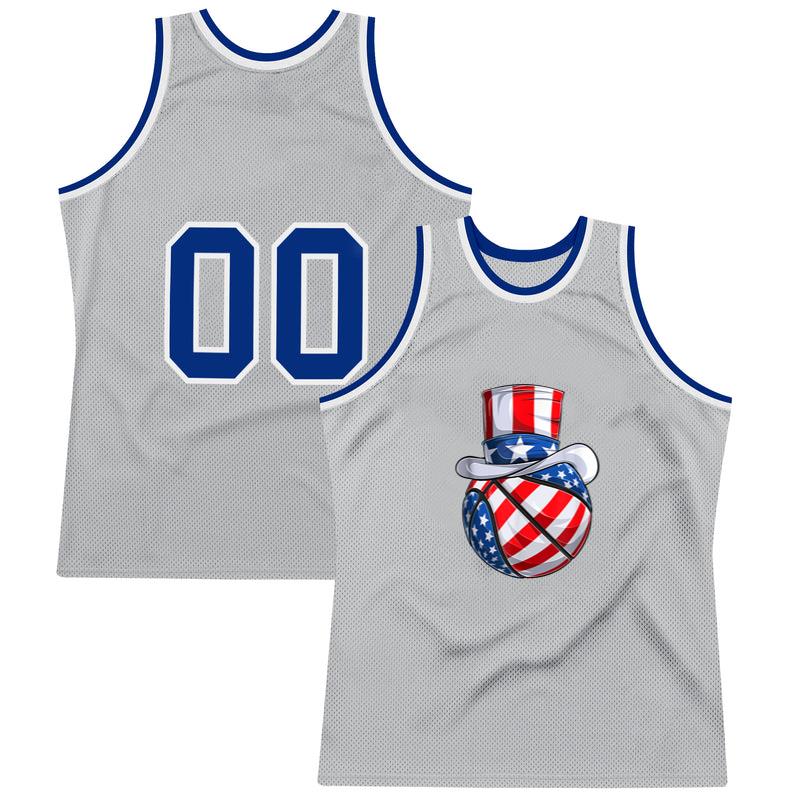 Basketball Uncle Sam Hat US Flag Basketball Jersey