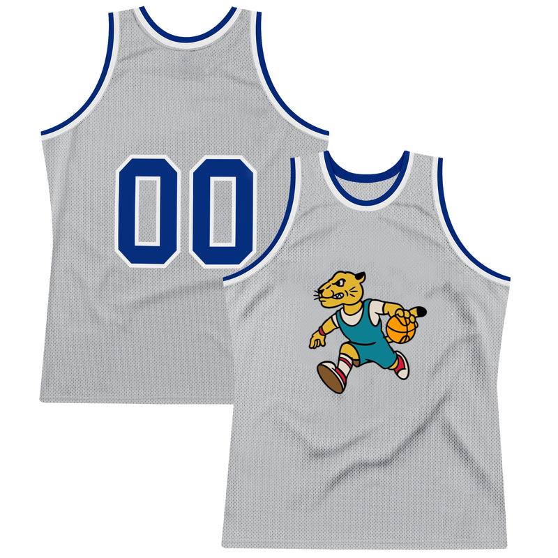 Cartoon Tiger Running With A Basketball Ball PP Basketball Jersey