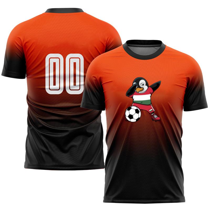 Dabbing Penguin Hungary Soccer Soccer Jersey