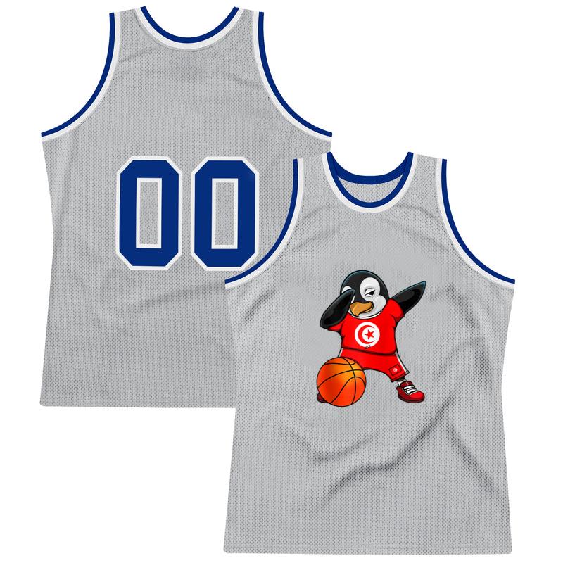 Dabbing Penguin Tunisia Basketball Basketball Jersey