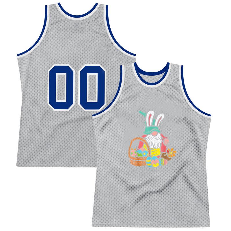 Gnome Bunny Easter Eggs Basket Easter Day Basketball Jersey