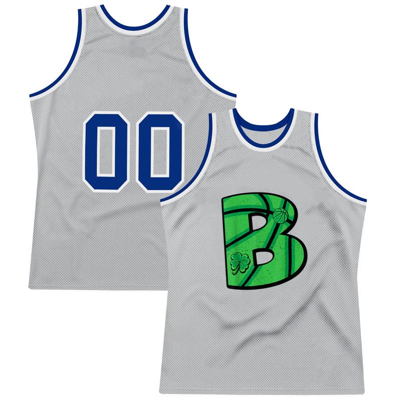 Letter B Green Basketball Basketball Jersey