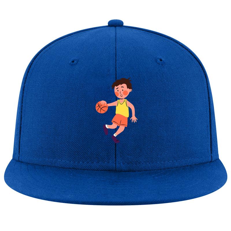Little Boy Playing Basketball Cap